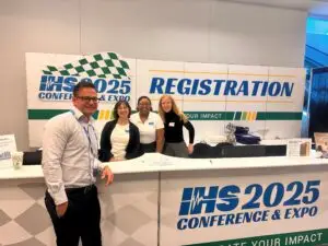 Sean Mark at the International Hearing Society training in Indianapolis, learning about the latest research and innovations in hearing care.